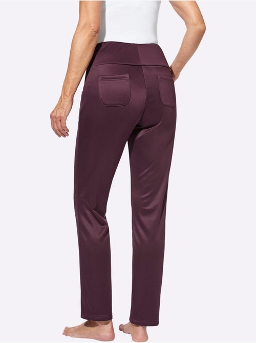Pantalon qualité légèrement brillante - taille extra courte - witt - Kiabi Pantalon qualité légèrement brillante - taille extra courte - witt - Kiabi