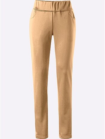 Pantalon qualité légèrement brillante - taille extra courte - witt