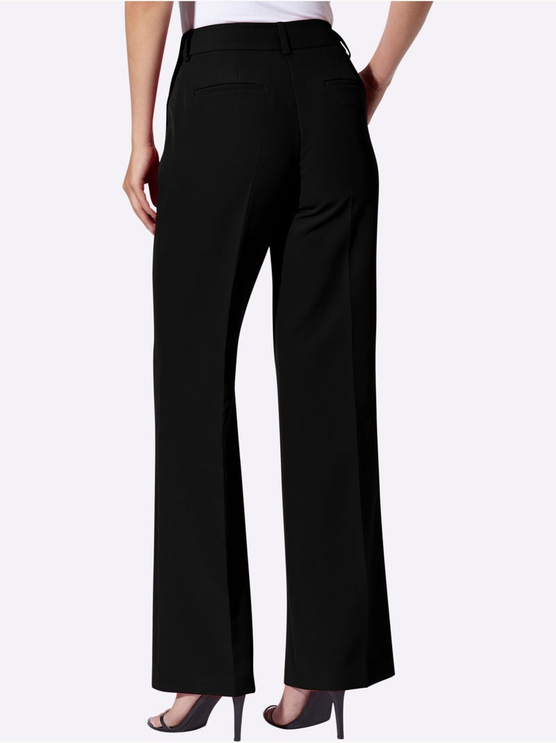 Pantalon Qualité Peu Froissable - Taille Standard - helline Noir - Kiabi