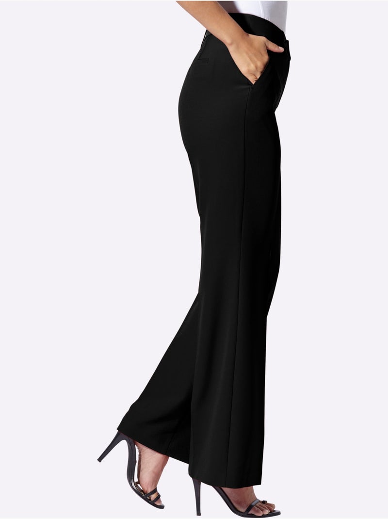 Pantalon Qualité Peu Froissable - Taille Standard - helline Noir - Kiabi