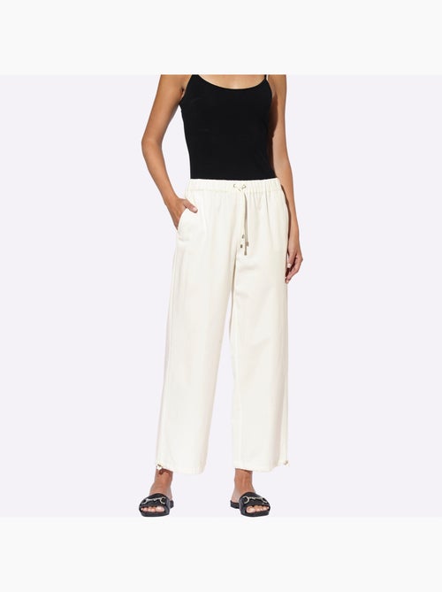 Pantalon qualité tissée - taille standard - helline - Kiabi Pantalon qualité tissée - taille standard - helline - Kiabi