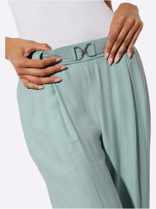 Pantalon qualité tissée - taille standard - helline - Kiabi Pantalon qualité tissée - taille standard - helline - Kiabi