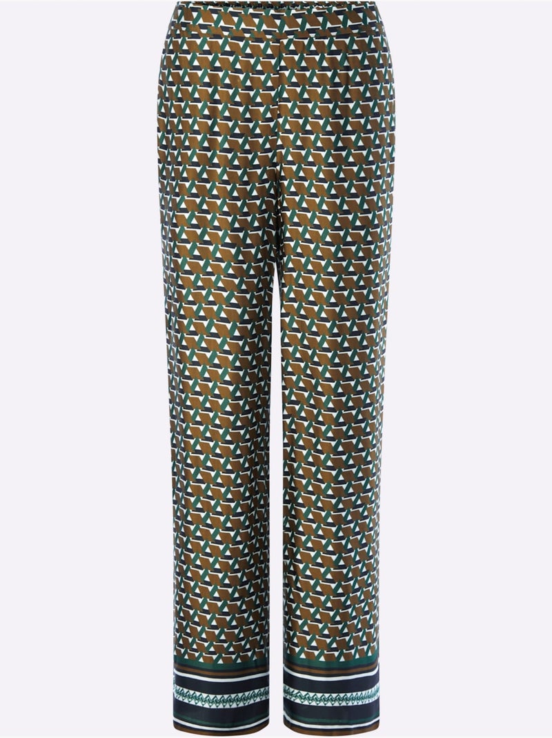 Pantalon qualité tissée - taille standard - helline Noir Marron - Kiabi
