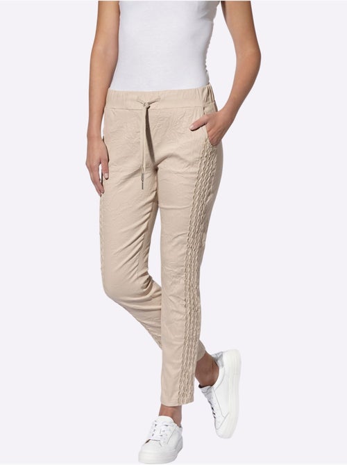 Pantalon qualité tissée - taille standard - helline - Kiabi Pantalon qualité tissée - taille standard - helline - Kiabi