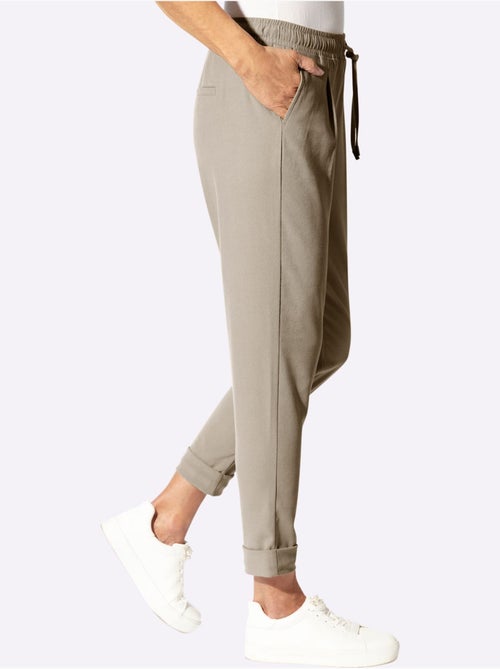 Pantalon qualité twill - taille courte - witt - Kiabi Pantalon qualité twill - taille courte - witt - Kiabi