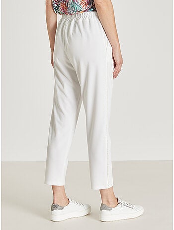 Pantalon raccourci élastiqué dos - DAXON