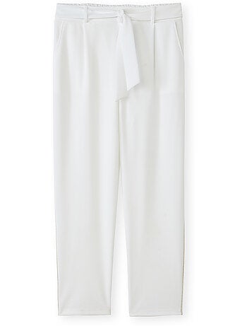 Pantalon raccourci élastiqué dos - DAXON