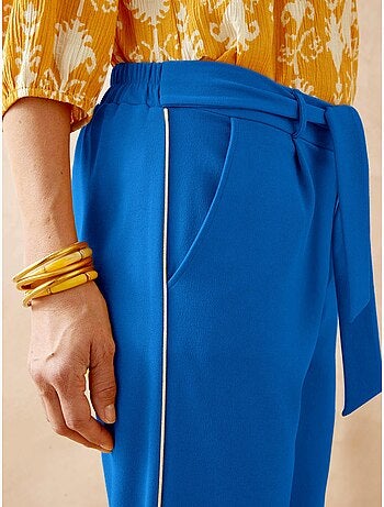Pantalon raccourci élastiqué dos - DAXON