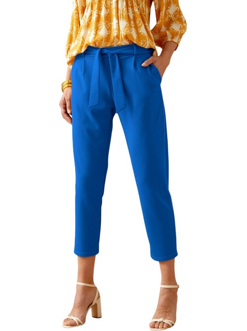 Pantalon raccourci élastiqué dos - DAXON - Kiabi