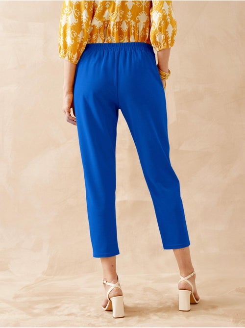 Pantalon raccourci élastiqué dos - DAXON - Kiabi