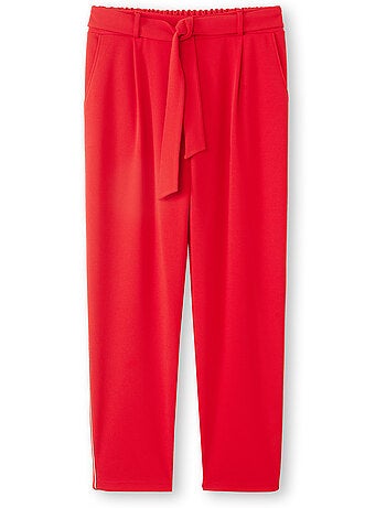 Pantalon raccourci élastiqué dos - DAXON