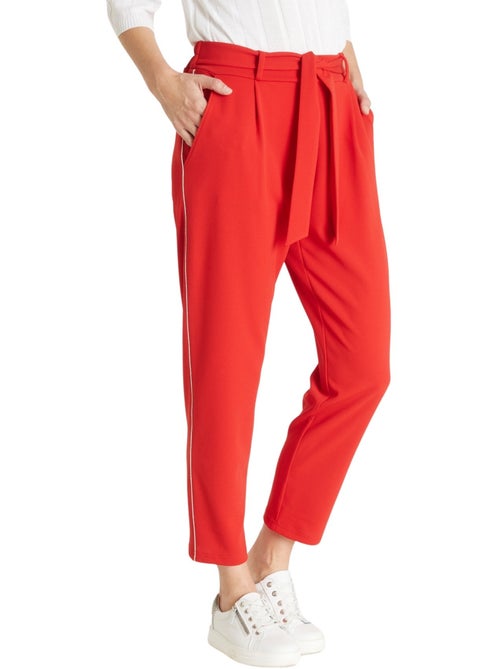 Pantalon raccourci élastiqué dos - DAXON - Kiabi