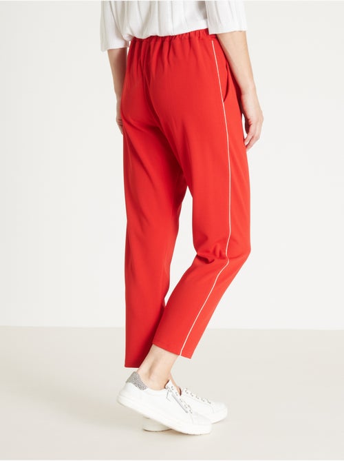 Pantalon raccourci élastiqué dos - DAXON - Kiabi