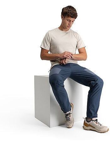 Pantalon randonnée léger homme randonnée homme traverse marine