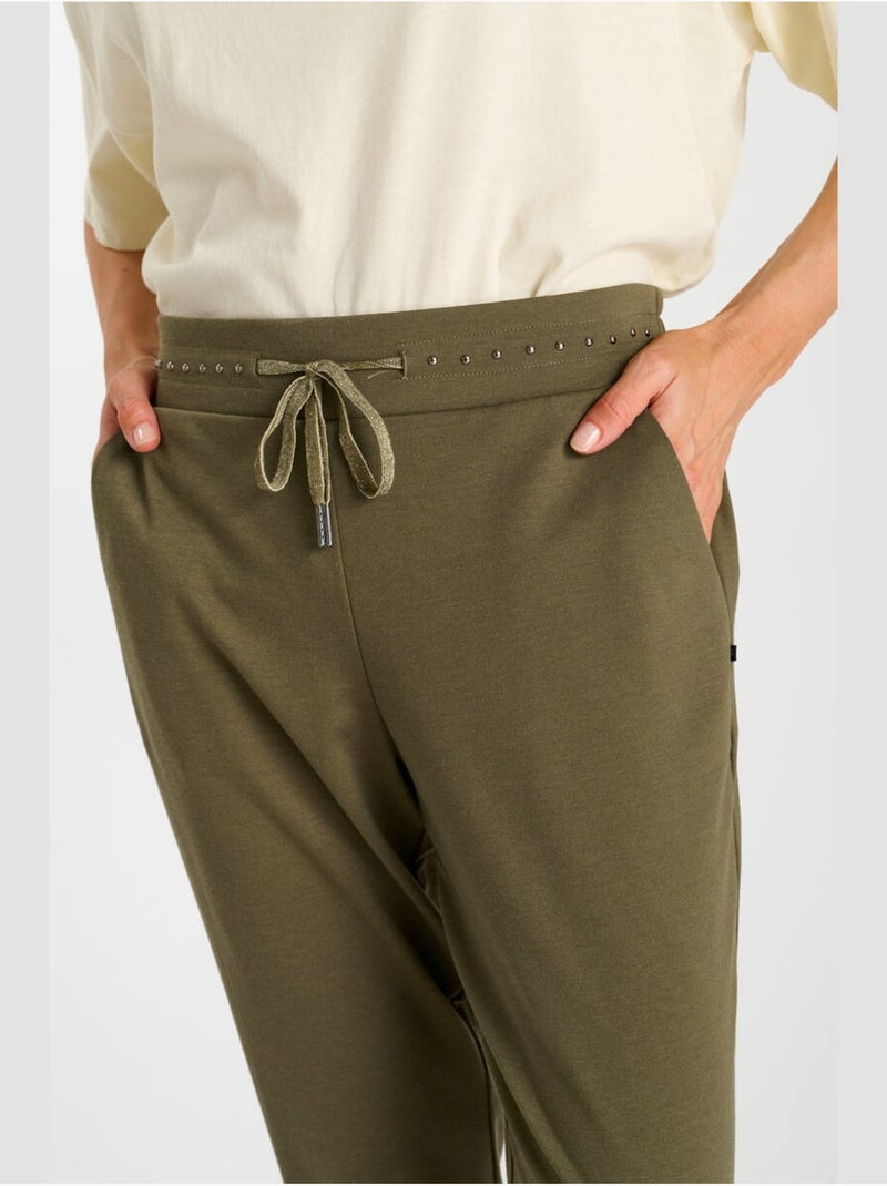 Pantalon RAVEN droite 'Le Temps Des Cerises' Kaki - Kiabi