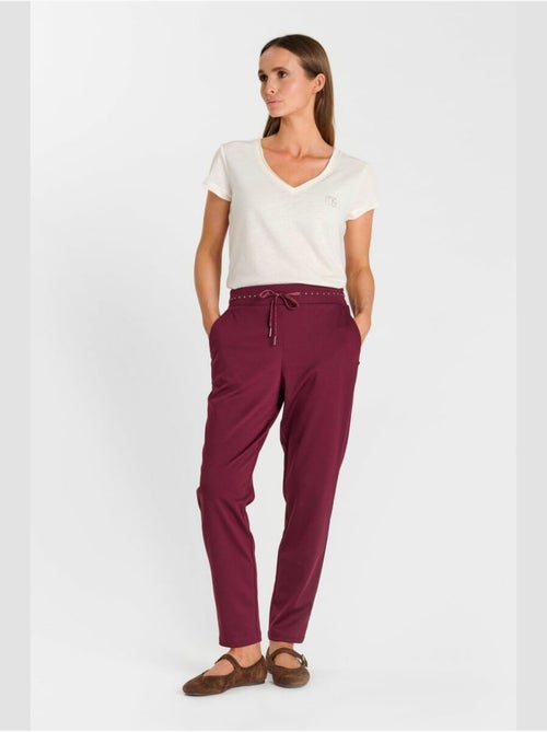 Pantalon raven droite 'le temps des cerises' - Kiabi