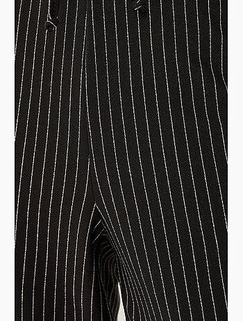 Pantalon rayé à taille élastique hiccup