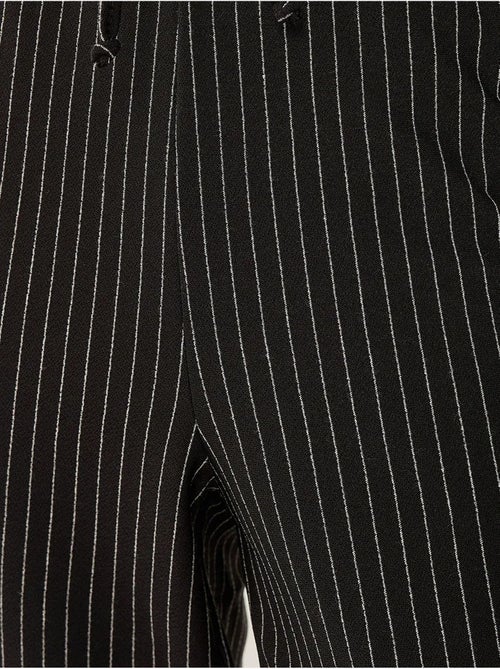 Pantalon rayé à taille élastique - Kiabi