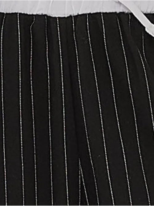 Pantalon rayé à taille élastique - Kiabi Pantalon rayé à taille élastique - Kiabi