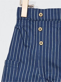 Fille 0-36 mois - Pantalon rayé - Kiabi