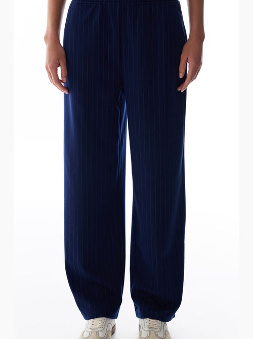 Pantalon rayé taille haute penti - Kiabi Pantalon rayé taille haute penti - Kiabi