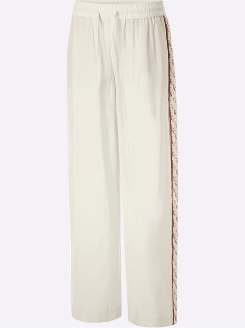 Pantalon Rayures Galon Aux Accents Contrastés - Taille Standard - Helline - Kiabi
