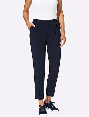 Pantalon Rayures Galon Tendance - Taille Courte - helline