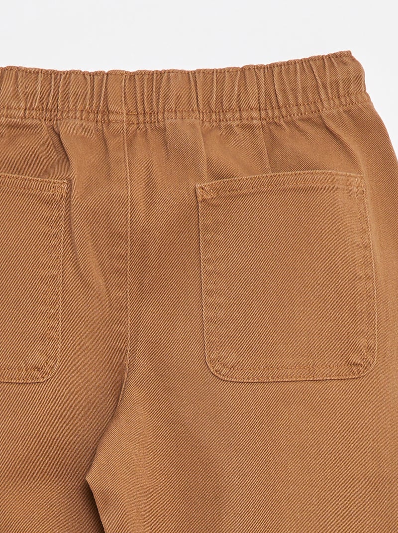 Pantalon regular - Coupe + confortable Beige - Kiabi