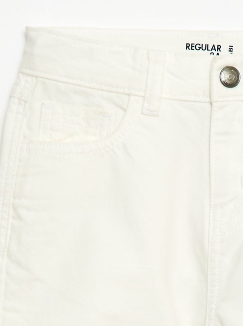 Pantalon regular 5 poches - Kiabi