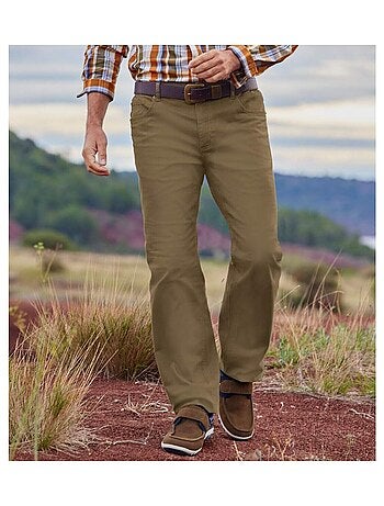 Pantalon Regular à Taille Semi-Élastiquée - ATLAS FOR MEN