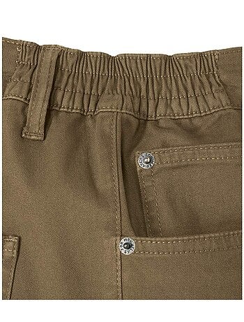 Pantalon Regular à Taille Semi-Élastiquée - ATLAS FOR MEN