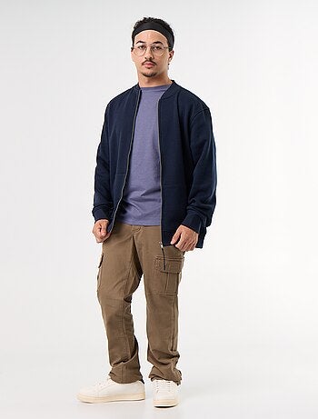 Pantalon regular avec poches à rabat - collection facile à enfiler
