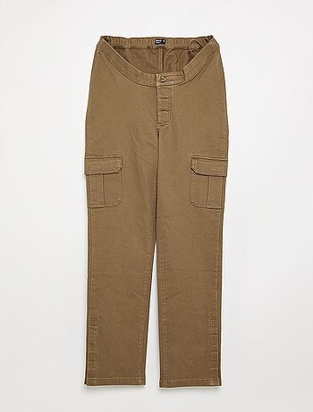 Pantalon regular avec poches à rabat - collection facile à enfiler