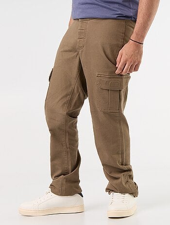Pantalon regular avec poches à rabat - collection facile à enfiler