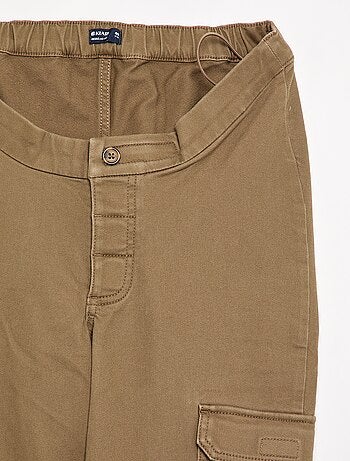 Pantalon regular avec poches à rabat - collection facile à enfiler