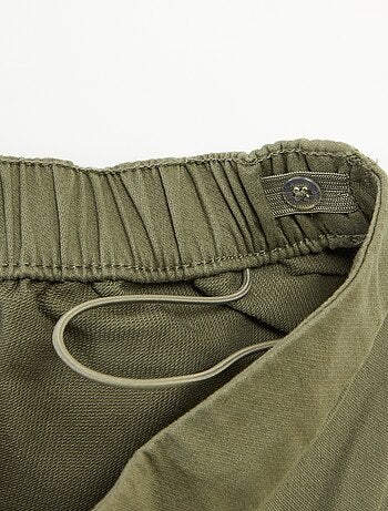 Pantalon regular avec poches à rabat - So Easy