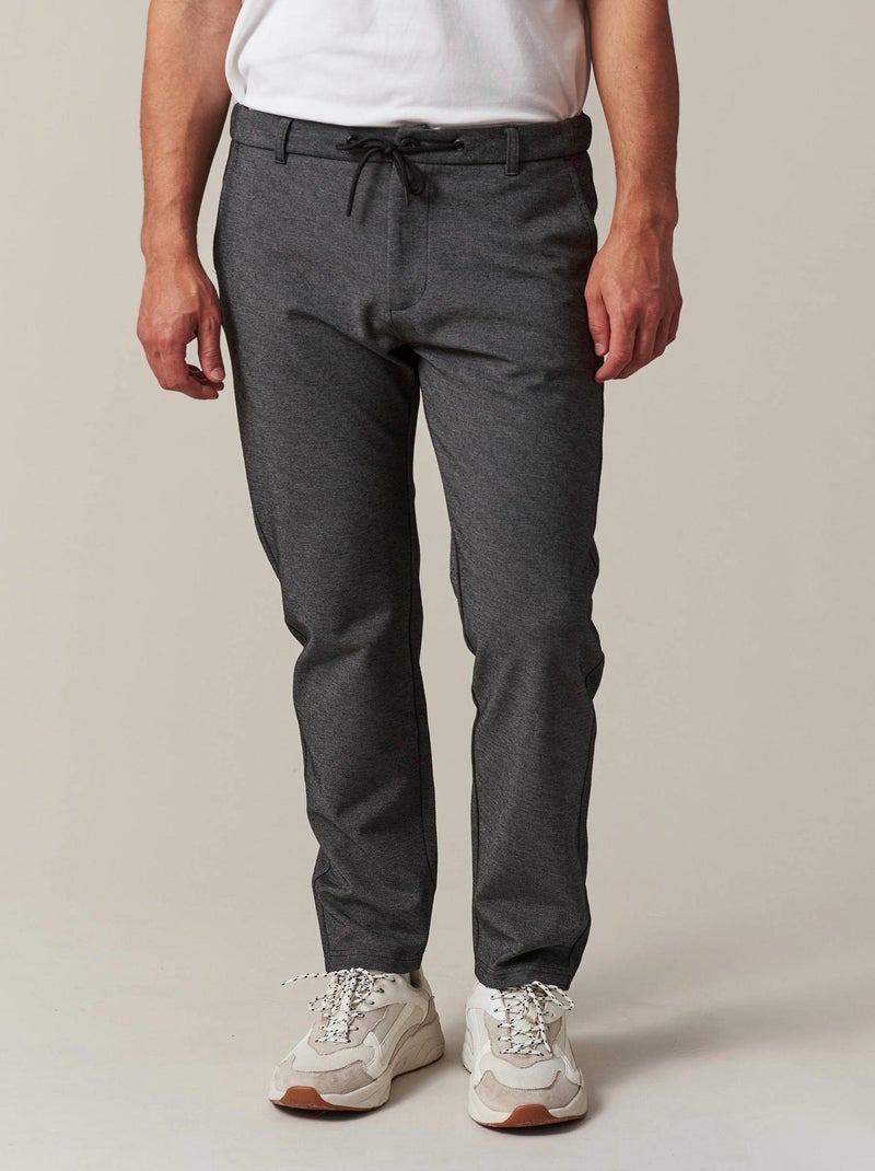 Pantalon regular 'Deeluxe' Gris - Kiabi