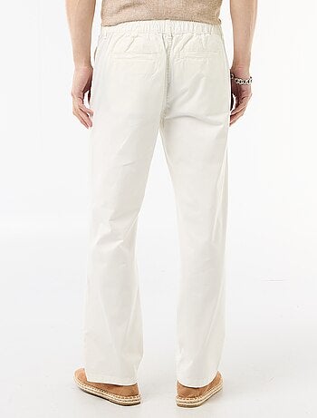 Pantalon regular en twill