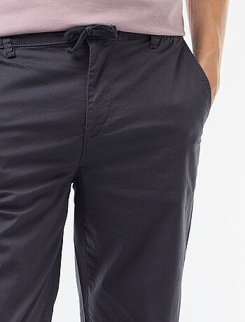 Pantalon regular en twill