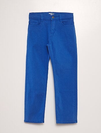 Pantalon regular en twill