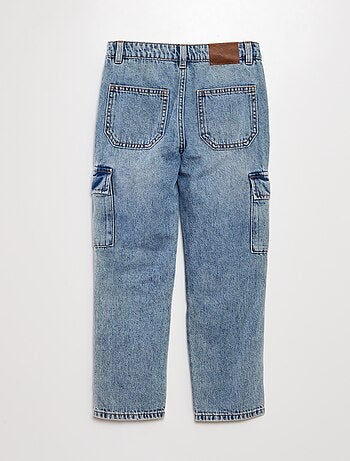 Pantalon En Coton Vert Sauge Rayé À Taille Mi-haute Et Cordons