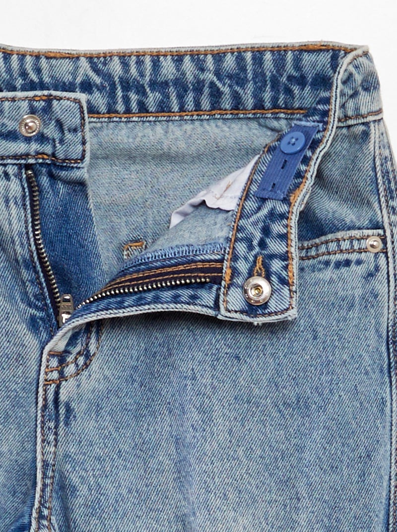 Pantalon regular fit multipoche Bleu - Kiabi