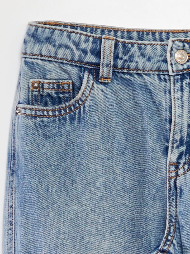 Pantalon regular fit multipoche Bleu - Kiabi