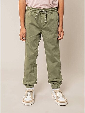 Pantalon régular garçon en coton 'Deeluxe'