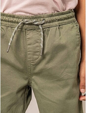 Pantalon régular garçon en coton 'Deeluxe'