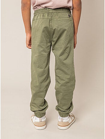 Pantalon régular garçon en coton 'Deeluxe'