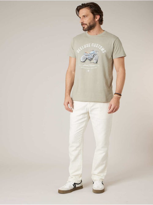 Pantalon régular homme en 100% coton 'Deeluxe' - Kiabi