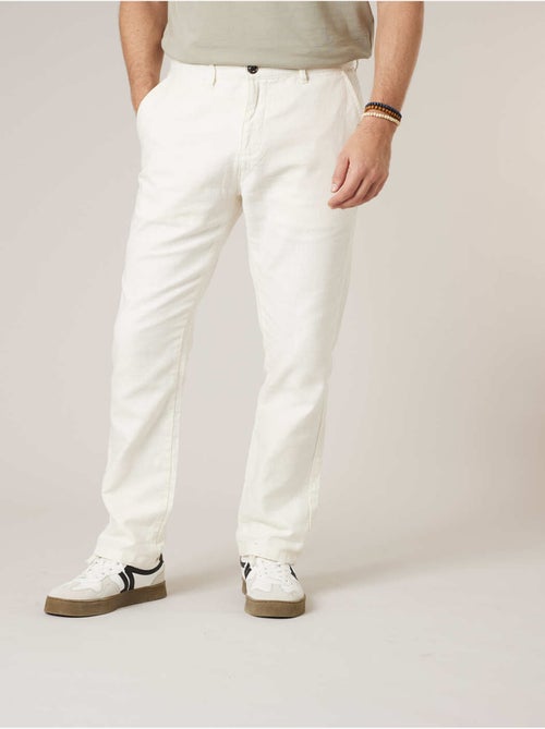 Pantalon régular homme en 100% coton 'Deeluxe' - Kiabi