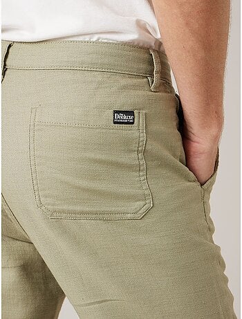 Pantalon régular homme en 100% coton 'Deeluxe'