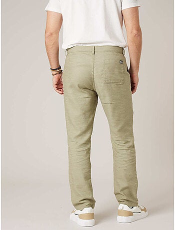 Pantalon régular homme en 100% coton 'Deeluxe'